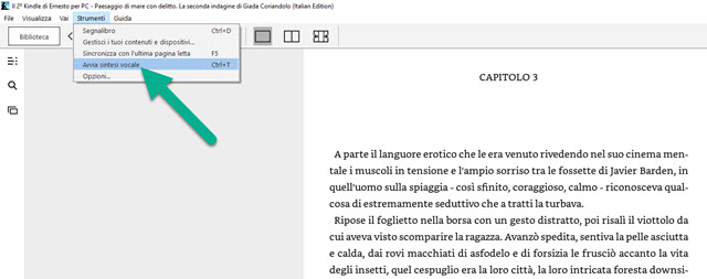 lettura ad alta voce su amazon kindle