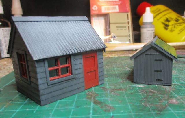 Airfix Coal Office,009 gauge layout