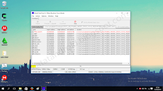 Screenshot proses flashing berjalan - catatandroid.blogspot.com