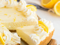 No Bake Lemon Cheesecake