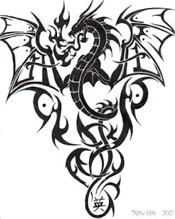 Tribal Dragon Tattoos, Tattooing