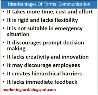 disadvantages-formal-communication
