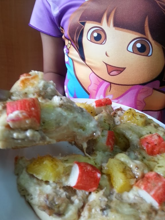 Resepi Kehidupanku: pizza dengan sos keju