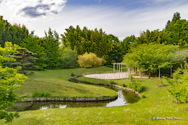 Río del Valle del Dragón de la Bambouseraie en Cévennes, Francia por El Guisante Verde Project