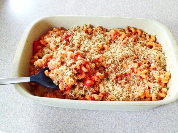 shrimp pasta bake recipe