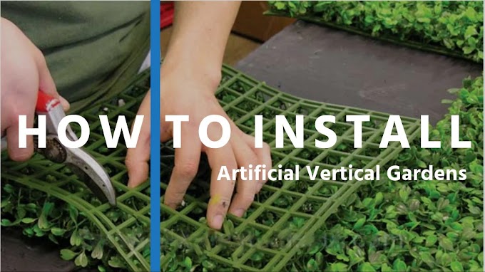 How to Install Artificial Vertical Garden| Steps and Explanation