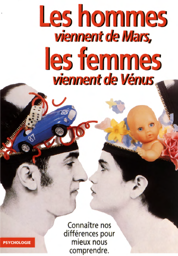 الكتاب الرائع (الرجال من المريخ والنساء من الزهرة) باللغة الفرنسية اخر إصدار وترجمة كامل للتحميل  Les Hommes Viennent de Mars Les Femmes de Venus PDF