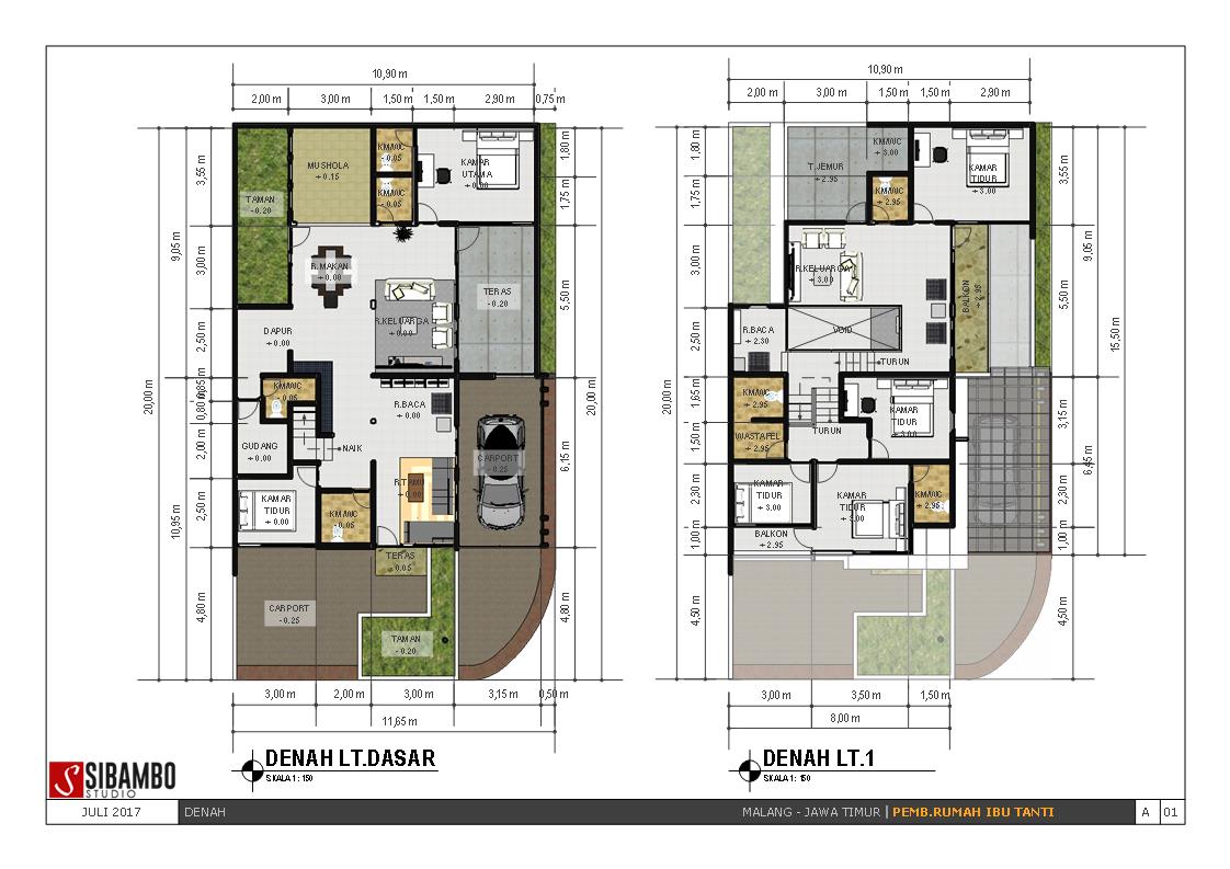 Contoh Gambar Desain Rumah  7x7 Informasi Desain dan Tipe 