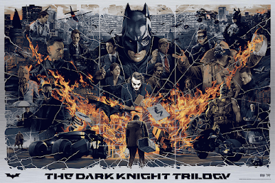 Batman “The Dark Knight” Trilogy Screen Print by Gabz x Bottleneck Gallery
