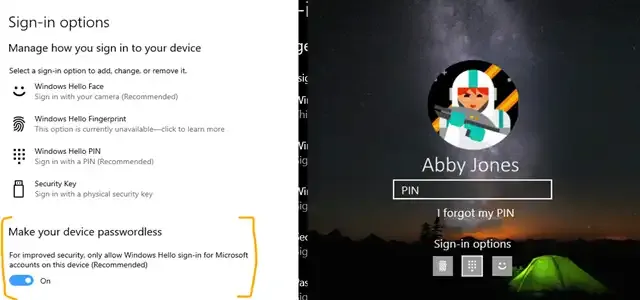 Windows Hello يستخدم الآن بواسطة 84٪ من مستخدمي Windows 10