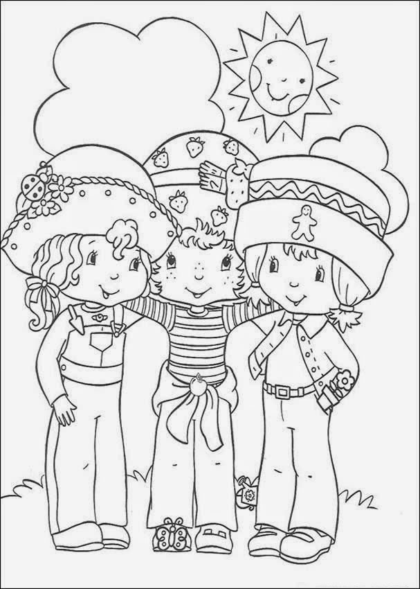 Desenhos para Colorir da Moranguinho