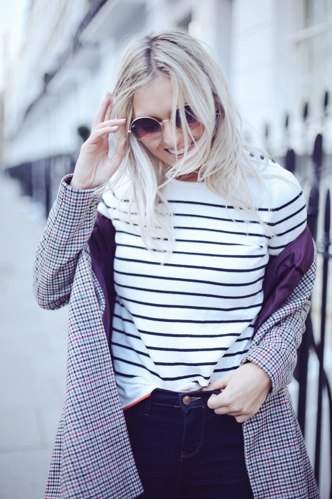 fashion photography stripe top