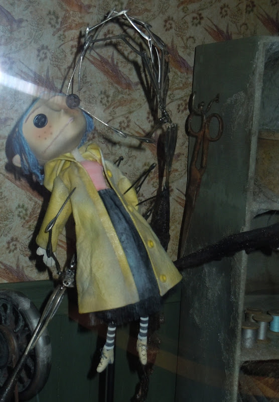 Coraline stop-motion animation puppet