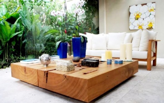 Fresh And Cool Design Outdoor Living Room Contemporary
