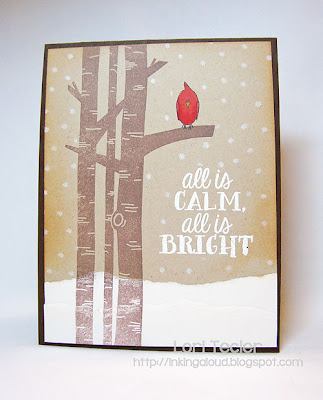 All Is Calm-designed by Lori Tecler-Inking Aloud-stamps from Avery Elle