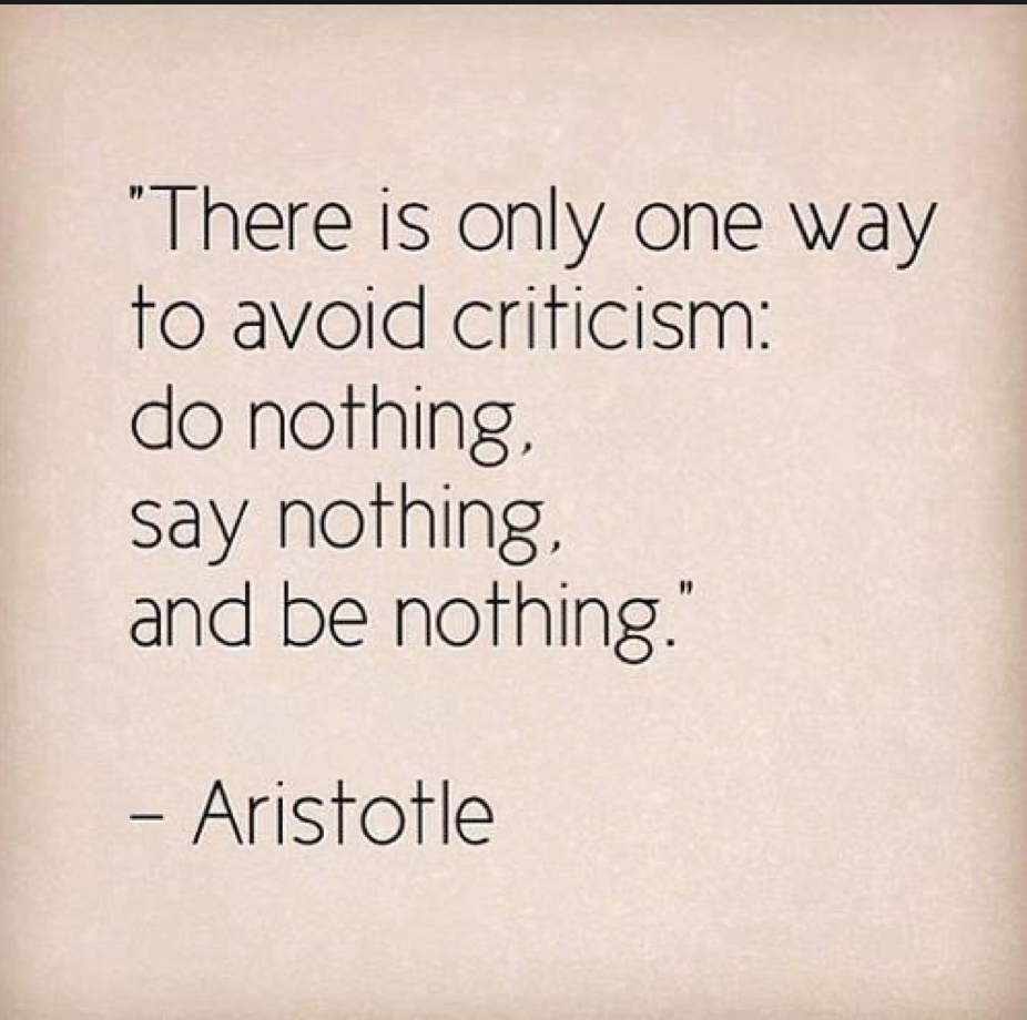 Famous sayings, quotes from famous people: Famous quote on criticism 