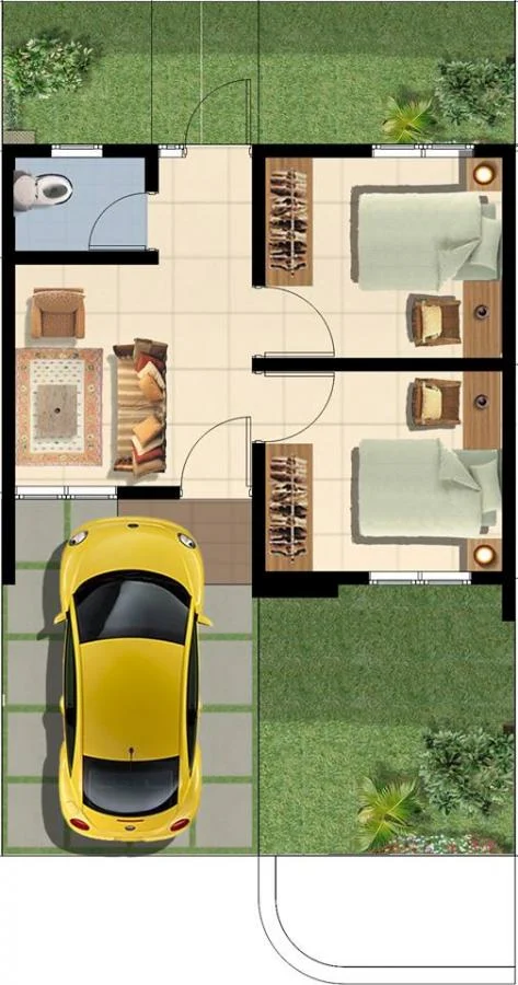 Rumah Dijual Rumah Tipe 27 60 2 Kamar Real Estate Bekasi