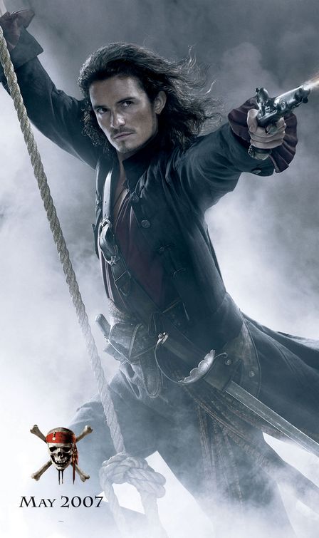 Orlando Bloom Pirates Caribbean At World's End poster