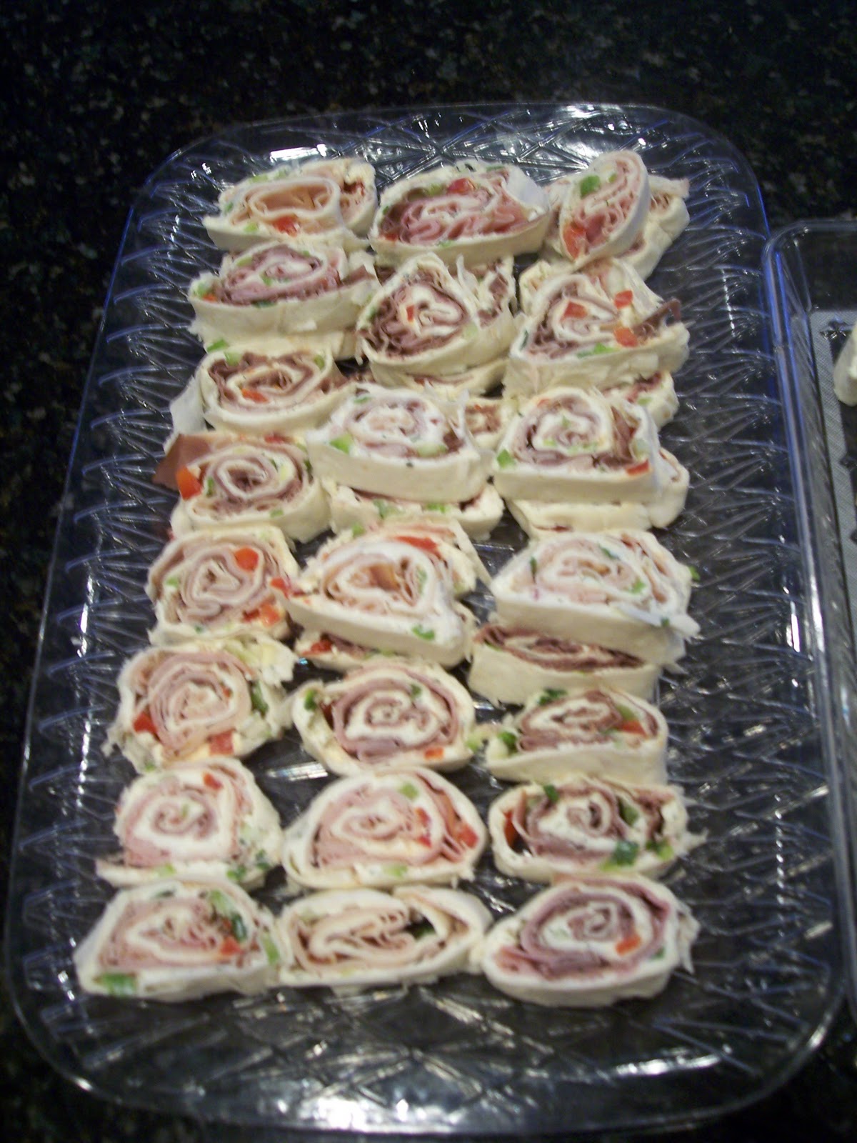 Kay's Village Recipes Tortilla Ranch RollUps