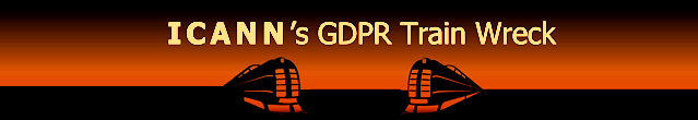  ICANN's GDPR Train Wreck ©2018 DomainMondo.com