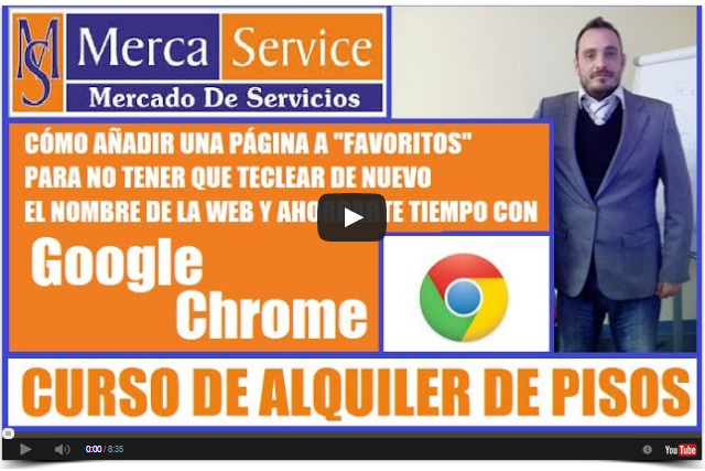  Ver como guardar una url en favoritos con tu navegador predeterminado Google Chrome