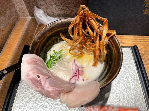 Zagin Soba (座銀) best white chicken broth ramen in Central Hong Kong