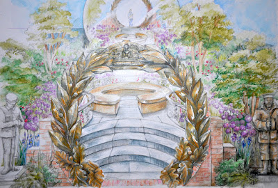 David Domoney’s design for the Commonwealth War Graves Commission garden at the RHS Chelsea Flower Show