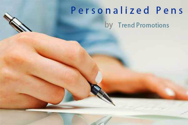 personalized pens offered by Trend Promotions