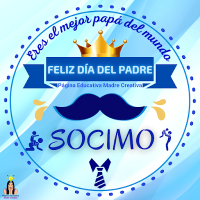 Solapín Nombre Socimo para redes sociales por Día del Padre