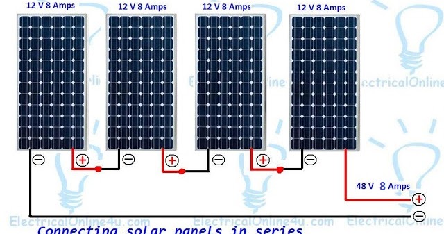 Connecting Solar Panels In Series Wiring Diagram Calculation