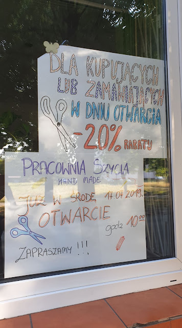 Zaczynamy działać w naszym nowym miejscu, będziemy szyć na zamówienia odzież , torebki i inne potrzebne artykuły. Torebki z filcu jak i z innych tkanin . będzie tu tylko rękodzieło