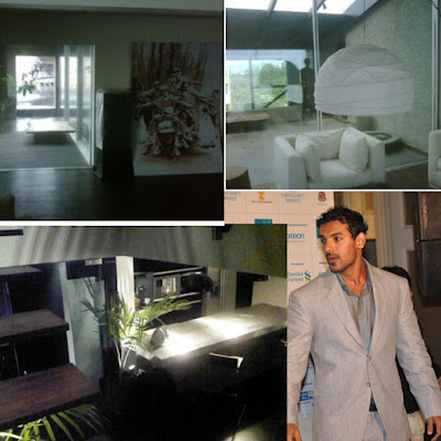 John Abraham's studio apartment home at mumbai photos