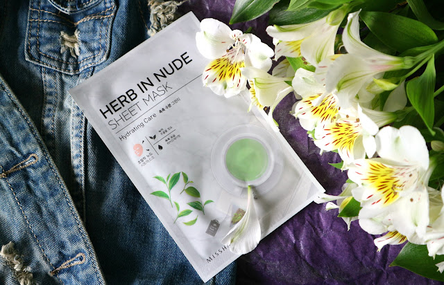 Missha Herb in Nude Sheet Mask Hydrating Care Тканевая маска с увлажняющим эффектом