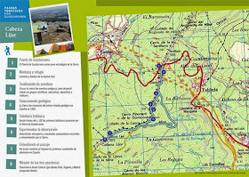 Ruta Cabeza Lijar, desde el Alto del León - Pincha en la imagen para ampliar