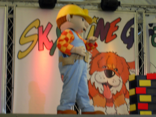 Bob the Builder on stage at the Butlin's live show