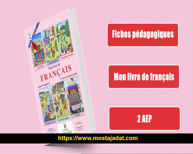 جذاذات المستوى الثاني المرجع Mon livre de français