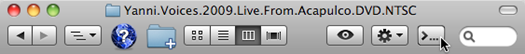 Mac OS cdto App Icon in Finder Toolbar
