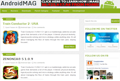  Android Mag Responsive Blogger Template