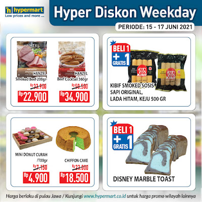 Katalog Promo Hypermart Terbaru periode 15 - 17 Juni 2021