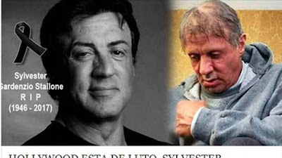 Falsa muerte de Sylvester Stallone