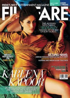 Kareena Kapoor Filmfare Magazine's Cover May 2009