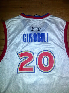 Emanuel Manu Ginobili Western Conference All Star Game Denver 2005 Jersey Canotta Camiseta Back Zoom