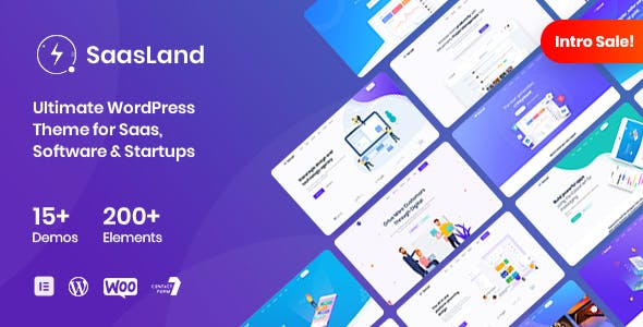 SaasLand v3.1.6 - MultiPurpose WordPress Theme for Saas & Startup