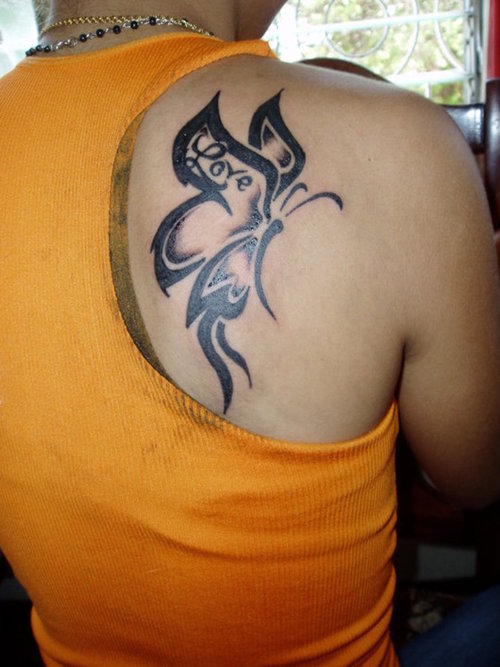 TATTOOING: Butterfly Tribal Tattoos - Butterfly%252Btribal%252Btattoo