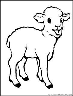 Baby Lamb Printable Coloring Pages