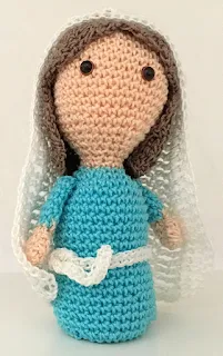 crèche au crochet mary