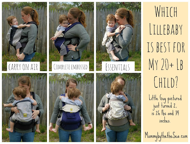 Which Lillebaby carrier for my 20 lb toddler?