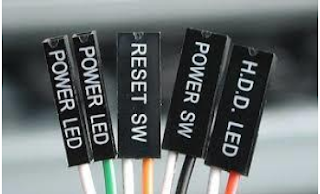 Kabel - kabel front panel merupakan kabel yang digunakan untuk mengaktifkan fungsi tombol power , restart , HDD Led yang terdapat pada casing komputer.