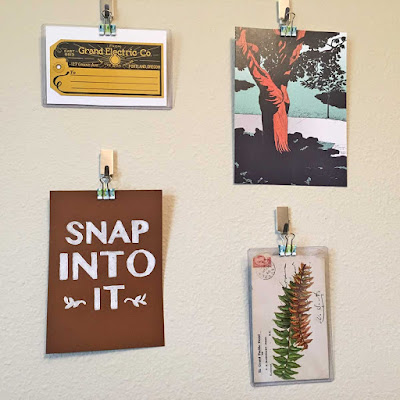How to Hang Art and Ephemera the No-Commitment way on The Cedar Chest Blog