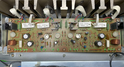 Pioneer SX-737_Power Amplifier Board (AWH-033-O)_before servicing
